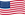 Clipart image of an American flag.